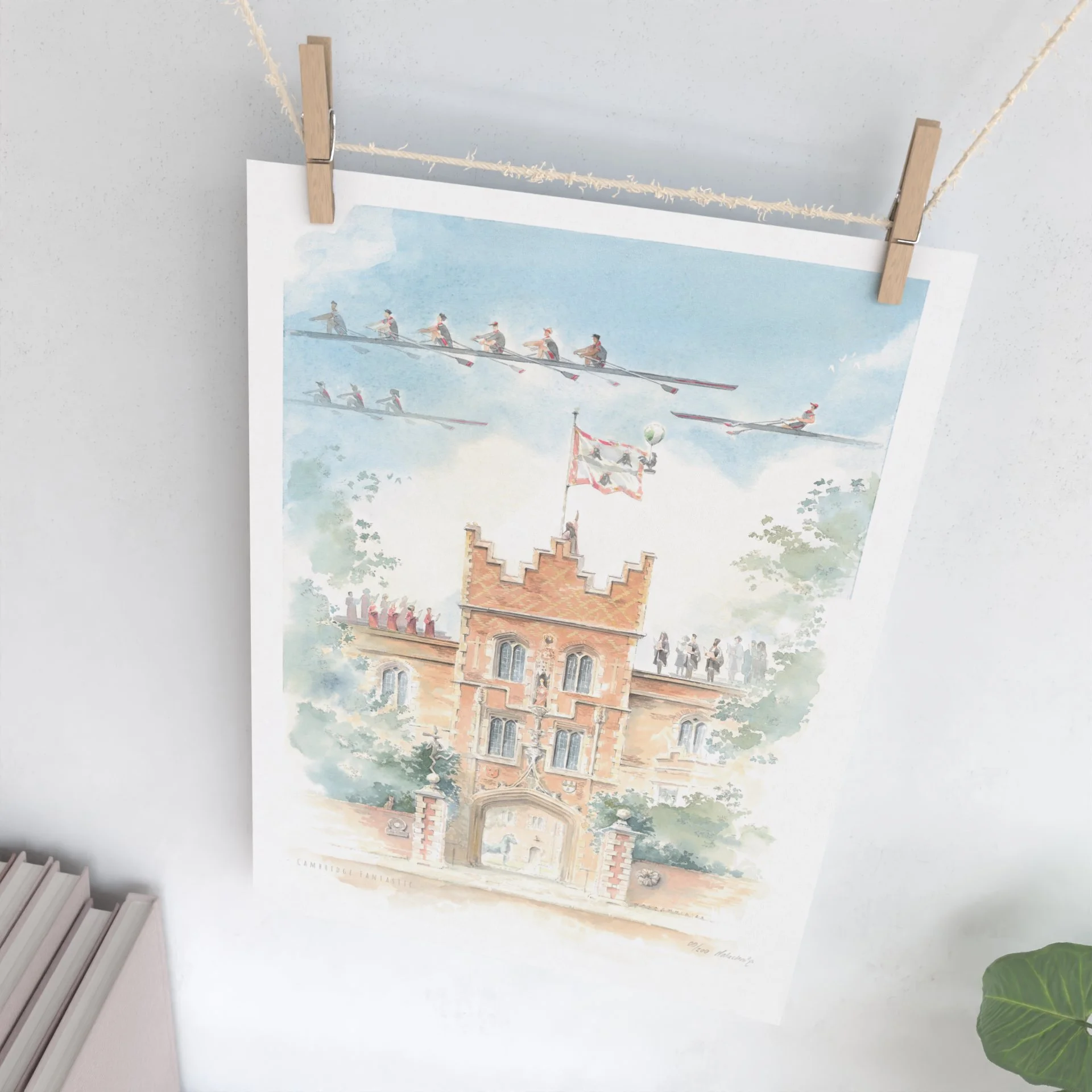 Jesus College in Cambridge Limited Print