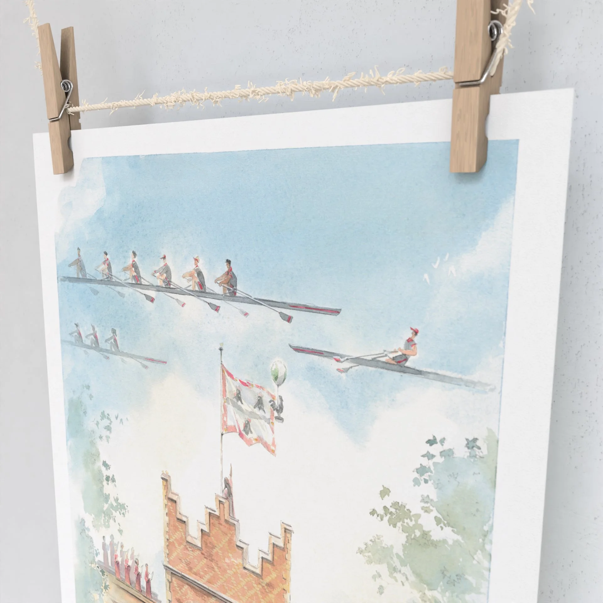 Jesus College in Cambridge Limited Print