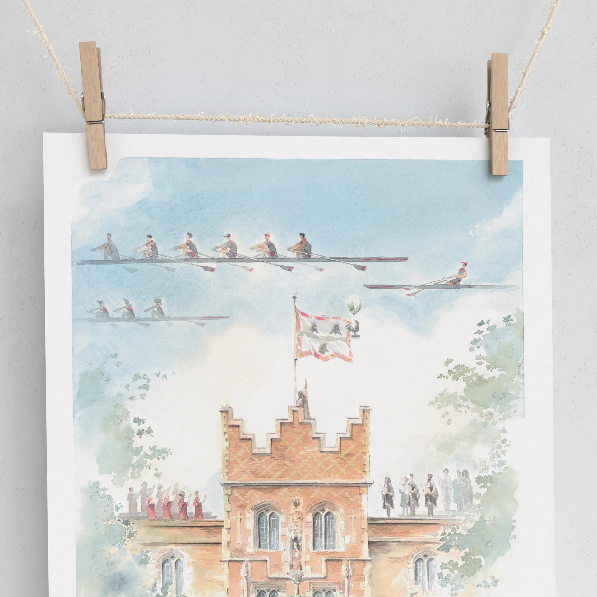 Jesus College in Cambridge Limited Print