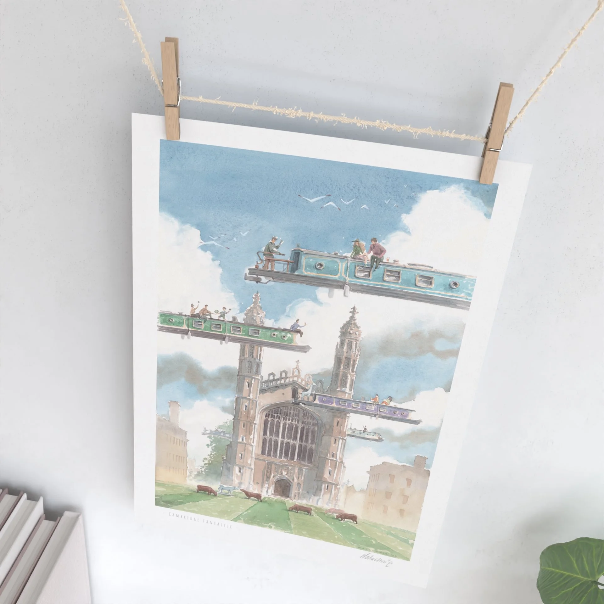Limited Print of King's College Chapel in Cambridge