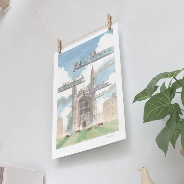 Limited Print of King's College Chapel in Cambridge