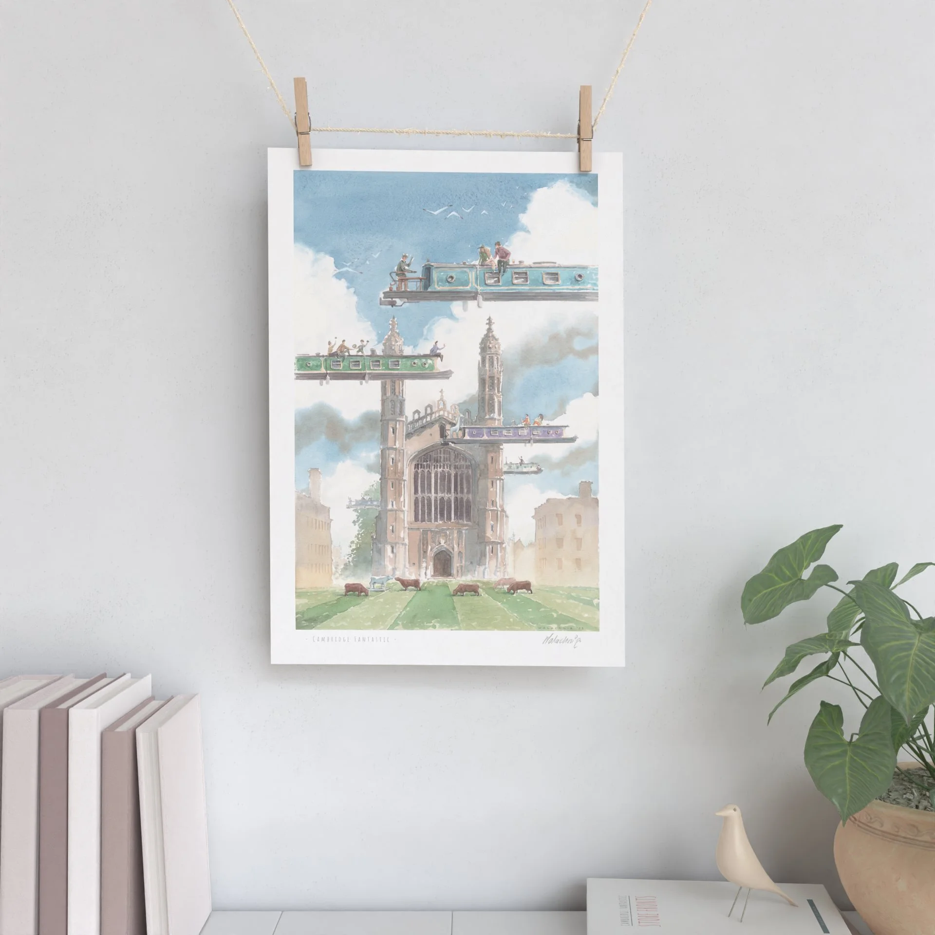 Limited Print of King's College Chapel in Cambridge