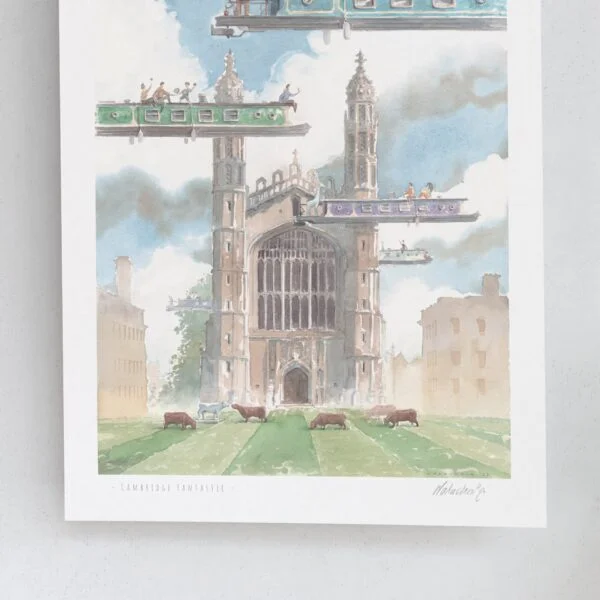Limited Print of King's College Chapel in Cambridge