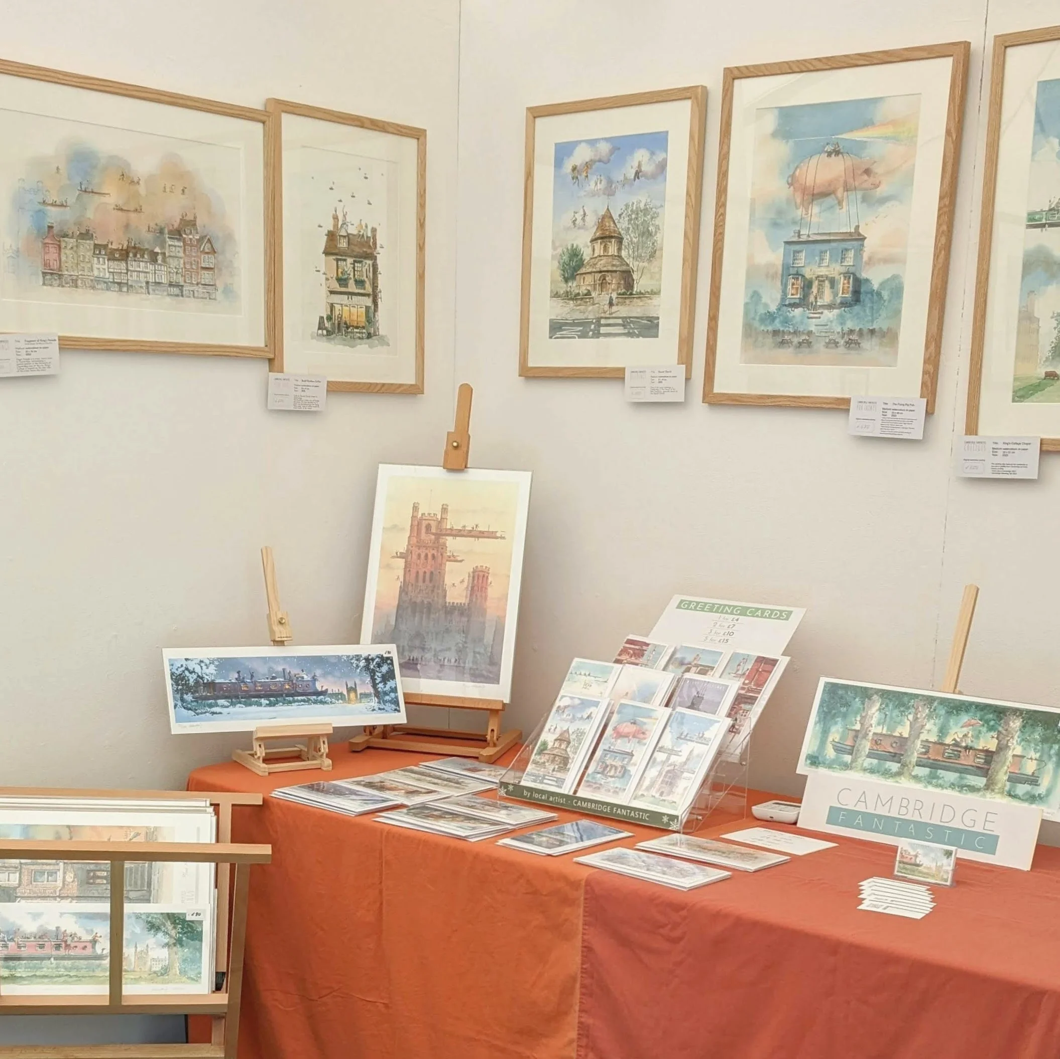 Cambridge Open Studios 2023 Burwash Manor Artist's Marquee