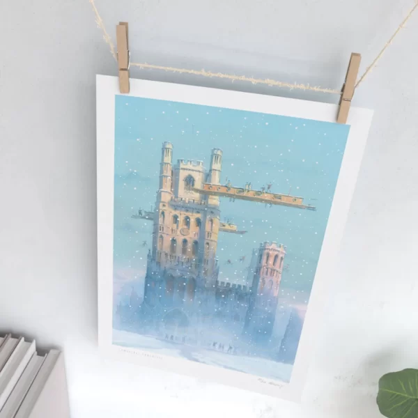 Christmas At Ely Cathedral a Limited Edition Print